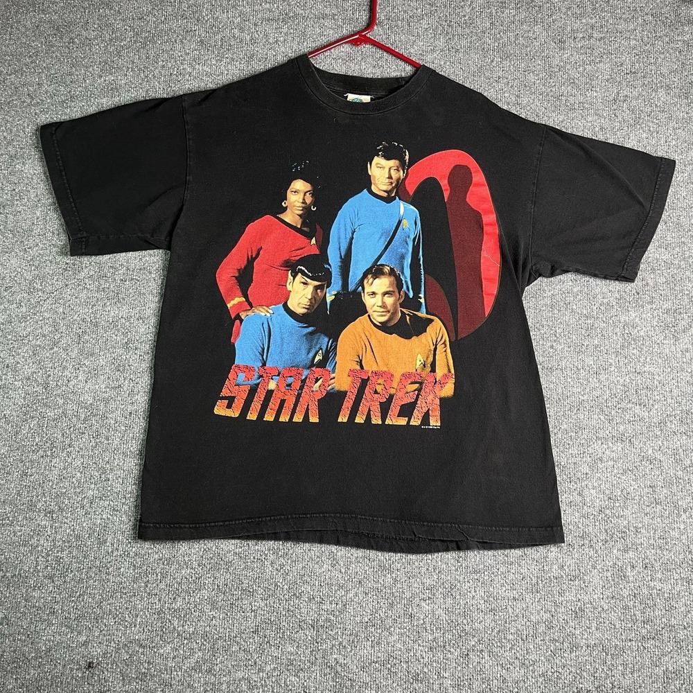 Vintage 90s Star‎ Trek T-shirt XL Single Stitch Sci-fi Movie